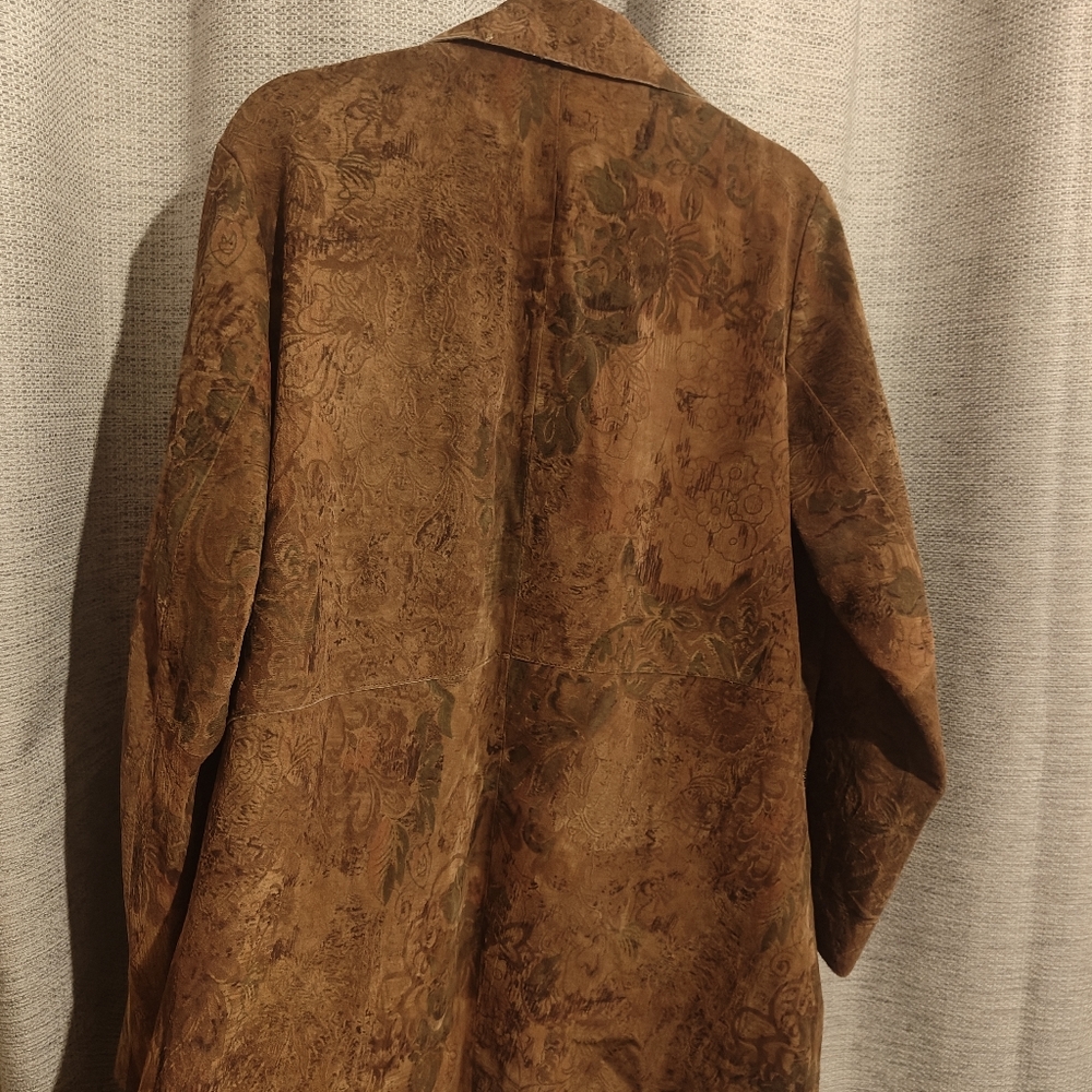 Vintage Coldwater Creek Leather Duster - Picture 6 of 6
